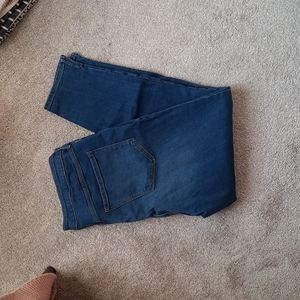 Button fly skinny jeans